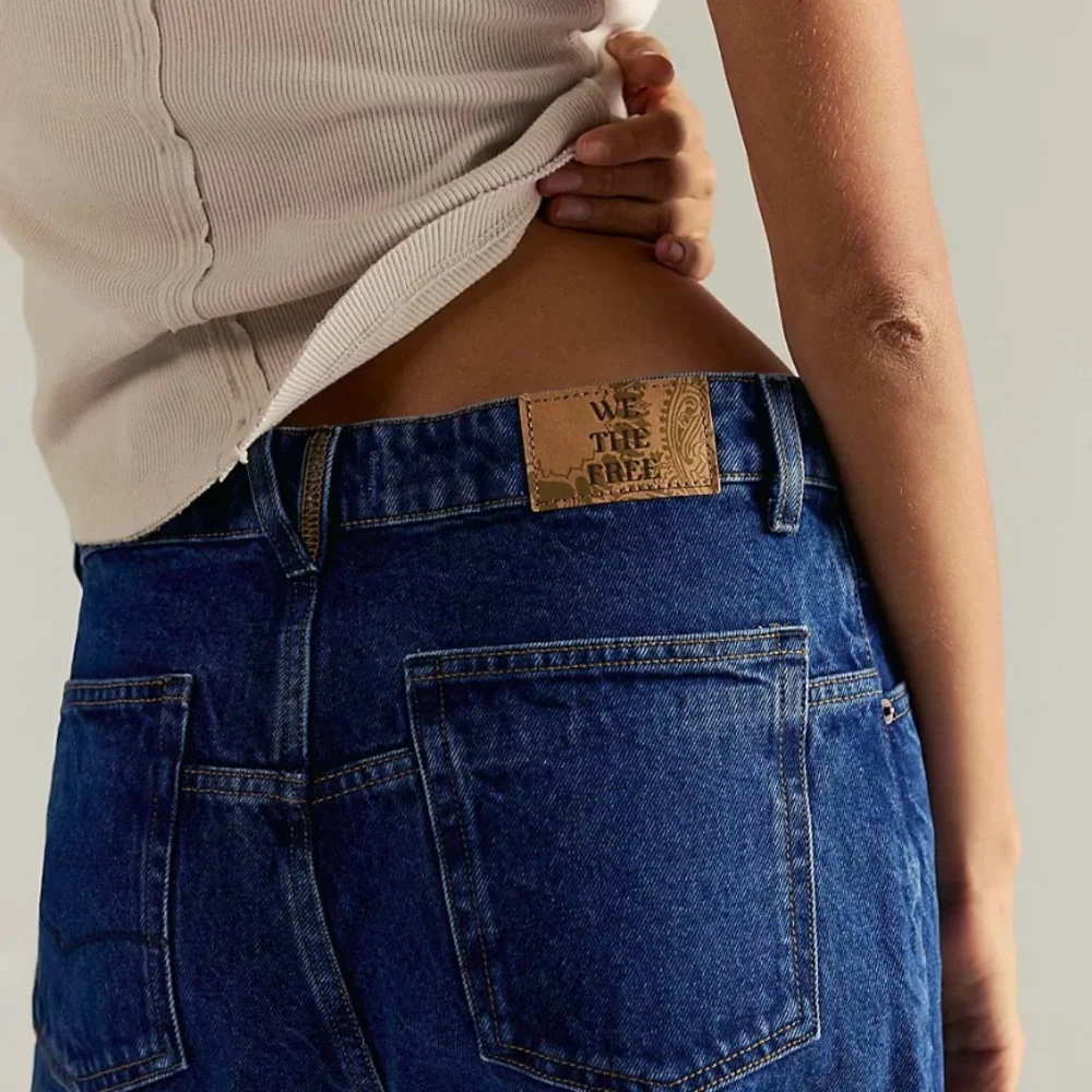 Free People Blue Flare Jeans - Picture 4 of 7